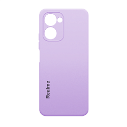 Клип-кейс (накладка) для Realme C33 силикон, лавандовый