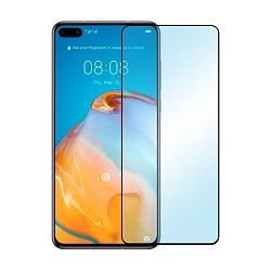 Защитное стекло 3D Premium для Huawei P40, черная рамка