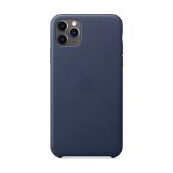 Клип-кейс (накладка) Apple Silicone Case для Apple iPhone 11 Pro Max силикон, Midnight Blue