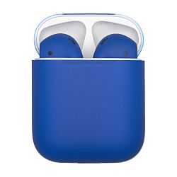 Беспроводные наушники Apple AirPods 2 с зарядным футляром синий матовый (MV7N2)