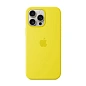 Клип-кейс (накладка) Silicone Case MagSafe для Apple iPhone 16 Pro Max силикон, жёлтый