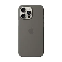 Клип-кейс (накладка) Apple Silicone Case MagSafe для Apple iPhone 16 Pro Max силикон, Stone Gray