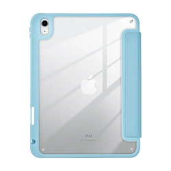 Чехол-книжка WIWU Protective Case JD-105 для Apple iPad Air 13" (2024 / 2025 / 2026) / iPad Pro 12.9" (2018 / 2022) искусственная кожа, синий