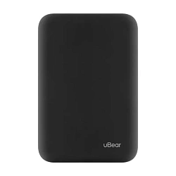 Внешний аккумулятор с беспроводной зарядкой uBear Flow Wireless Power Bank 10000 мАч 20 Вт чёрный