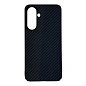 Клип-кейс (накладка) Luxo Carbon для Samsung Galaxy S25 пластик, чёрно-серый