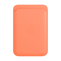 Кардхолдер Apple Wallet Magsafe реплика для Apple iPhone искусственная кожа, лососевый