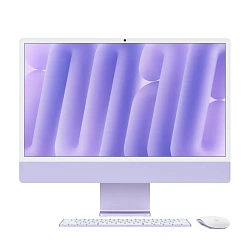Моноблок Apple iMac 24" M4 (10-core GPU) 16 ГБ, 256 ГБ  (MWV63), фиолетовый
