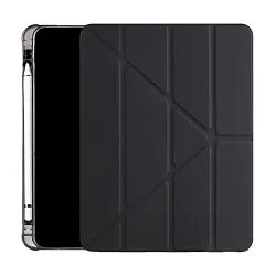 Чехол-книжка c отделением под стилус Smart Case для Apple iPad 10.9'' (2022)  силикон, чёрный