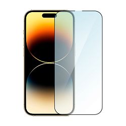 Защитное стекло 3D Premium для Apple iPhone 14 Pro, черная рамка