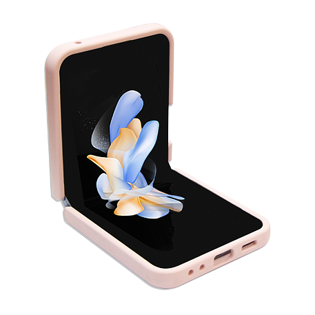 Клип-кейс (накладка) CG Mobile Lagerfeld Karl Head для Samsung Galaxy Z Flip 5 силикон, "NFT 3D Choupette" розовый - 5
