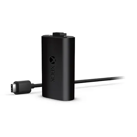 Аккумулятор c зарядным кабелем для геймпада Microsoft Xbox Rechargeable Battery + USB-C Cable чёрный - 2