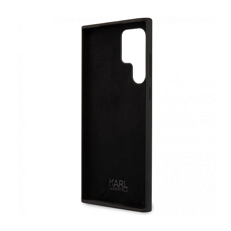 Клип-кейс (накладка) CG Mobile Lagerfeld Karl для Samsung Galaxy S24 Ultra силикон, "NFT 3D Choupette" чёрный - 2