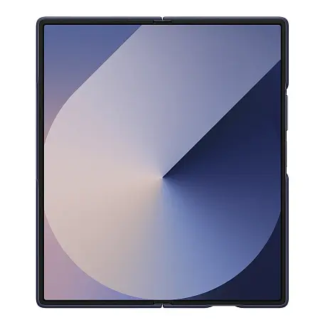 Клип-кейс (накладка) Samsung S Pen Case для Samsung Galaxy Z Fold 6 полиуретан, поликарбонат, синий - 2
