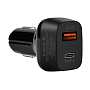 Автомобильное зарядное устройство Hoco Z15 18 Вт, чёрный - 1