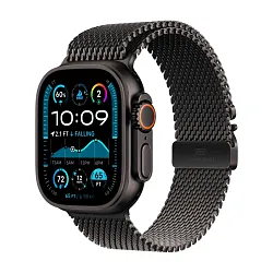 Умные часы Apple Watch Ultra 2 (2024) 49mm GPS + Cellular Black Titanium Case Black Titanium Milanese Loop