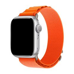 Ремешок альпийская петля для Apple Watch 38 / 40 / 41 / 42mm нейлон оранжевый