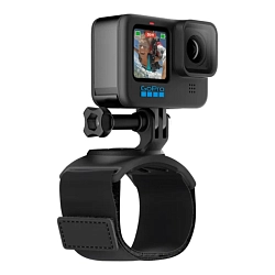 Крепление на руку GoPro Hand + Wrist Strap (AHWBM-002) (Уценка) чёрный