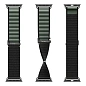 Ремешок Spigen WBF1 для Apple Watch 44 / 45 / 46 / 49mm нейлон чёрный, зелёный - 4