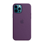 Клип-кейс (накладка) Silicone Case для Apple iPhone 12 Pro Max силикон, тёмно-фиолетовый