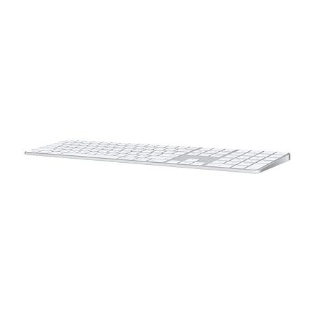 Клавиатура беспроводная Apple Magic Keyboard with Touch ID and Numeric Keypad Lightning белый - 3