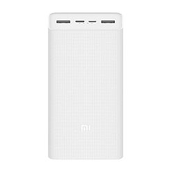 Внешний аккумулятор Xiaomi Mi Power Bank 3 30000 мАч 24 Вт белый