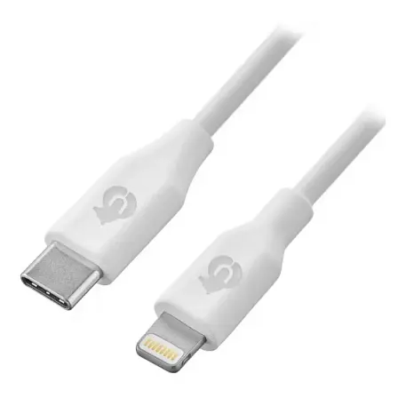 Дата-кабель uBear Life 60W Type-C to Lightning 1.2 м, белый - 2