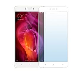 Защитное стекло 3D Premium для Xiaomi Redmi Note 4 / 4x, белая рамка