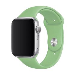 Спортивный ремешок для Apple Watch 44 / 45 / 46 / 49mm фторэластомер зелёный