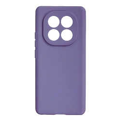 Клип-кейс (накладка) Silicone cover закрытый для Xiaomi Redmi Note 15 4G силикон, лавандовый