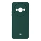 Клип-кейс (накладка) Silicone cover закрытый для Xiaomi Redmi A3 / Poco C61 силикон, тёмно-зелёный