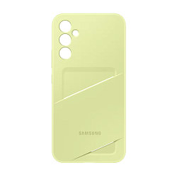 Клип-кейс (накладка) Samsung Card Slot Case для Samsung Galaxy A34 полиуретан, лаймовый