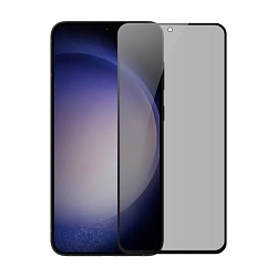 Защитное стекло 3D Privacy для Samsung Galaxy S24 Plus / S25 Plus / S25 Edge / S26 Plus, черная рамка