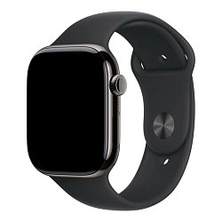 Ремешок Apple Sport Band для Apple Watch 38 / 40 / 41 / 42mm фторэластомер Black (S/M)