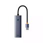 Адаптер-разветвитель для компьютера Baseus Ultrajoy Series 4-Port USB-A HUB (4в1)