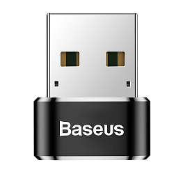 Адаптер-переходник Baseus Mini Type-C female to USB male adapter converter (USB to Type-C) чёрный