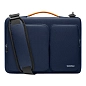 Сумка Tomtoc Defender-A42 Laptop Shoulder Briefcase для ноутбуков 16" полиэстер, тёмно-синий