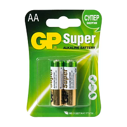 Батарейка GP Super Alkaline AA LR6-2BL, 2шт 
