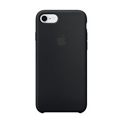 Клип-кейс (накладка) Apple Silicone Case для Apple iPhone 7 / 8 силикон, Black