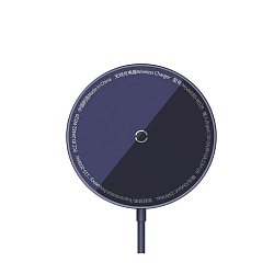 Беспроводное зарядное устройство Baseus Simple Mini3 Magnetic Wireless Charger 15 Вт тёмно-фиолетовый