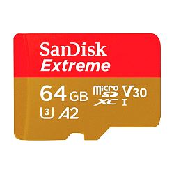 Карта памяти SanDisk Extreme (без адаптера), 64 ГБ