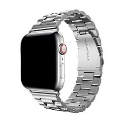 Браслет для Apple Watch 44 / 45 / 46 / 49mm сталь серебристый