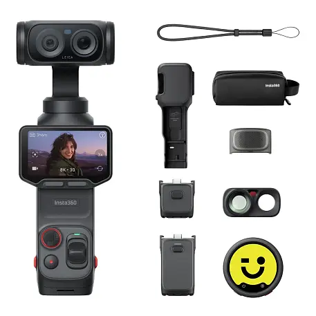 Экшн-камера Insta360 Luna Ultra Creator Combo чёрный - 7