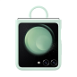 Клип-кейс (накладка) Samsung Silicone Case with Ring для Samsung Galaxy Z Flip 5 силикон, мятный
