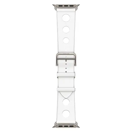 Умные часы Apple Watch Hermes Ultra 3 49mm GPS + Cellular Silver Titanium Case Blanc Single Tour Scub'H Diving Strap - 3