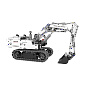 Конструктор Xiaomi Mitu Excavator Building Blocks, 980 шт