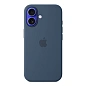 Клип-кейс (накладка) Apple Silicone Case MagSafe для Apple iPhone 16 силикон, Denim