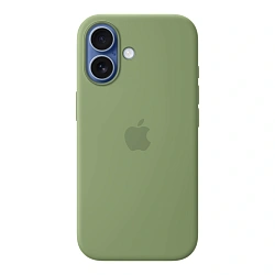 Клип-кейс (накладка) Apple Silicone Case MagSafe для Apple iPhone 17 силикон, Light Moss
