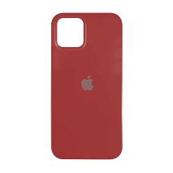 Клип-кейс (накладка) для Apple iPhone 12 / 12 Pro силикон, красный