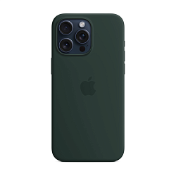 Клип-кейс (накладка) Silicone Case MagSafe для Apple iPhone 15 Pro Max силикон, оливковый