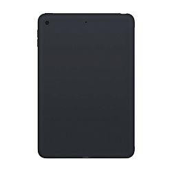 Клип-кейс (накладка) Silicone Case (без лого) для Apple iPad 10.2" (2019 / 2020 / 2021) полиуретан, чёрный